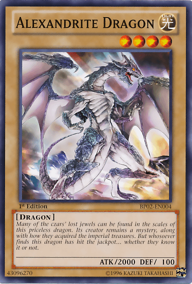 Alexandrite Dragon [BP02-EN004] Mosaic Rare - Josh's Cards
