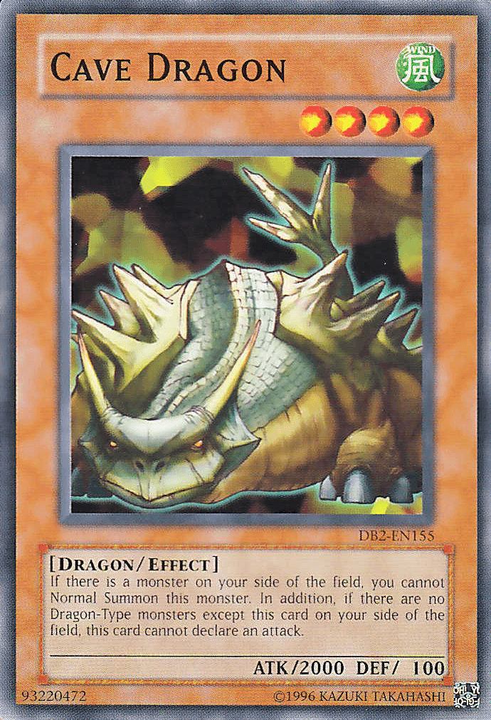 Cave Dragon [DB2-EN155] Common - Josh's Cards