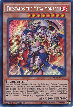 Thestalos the Mega Monarch [MP15-EN021] Secret Rare - Josh's Cards