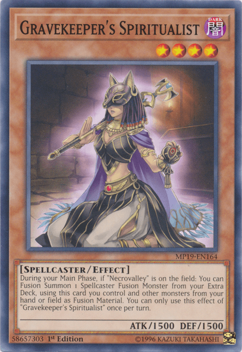 Gravekeeper's Spiritualist [MP19-EN164] Common - Josh's Cards