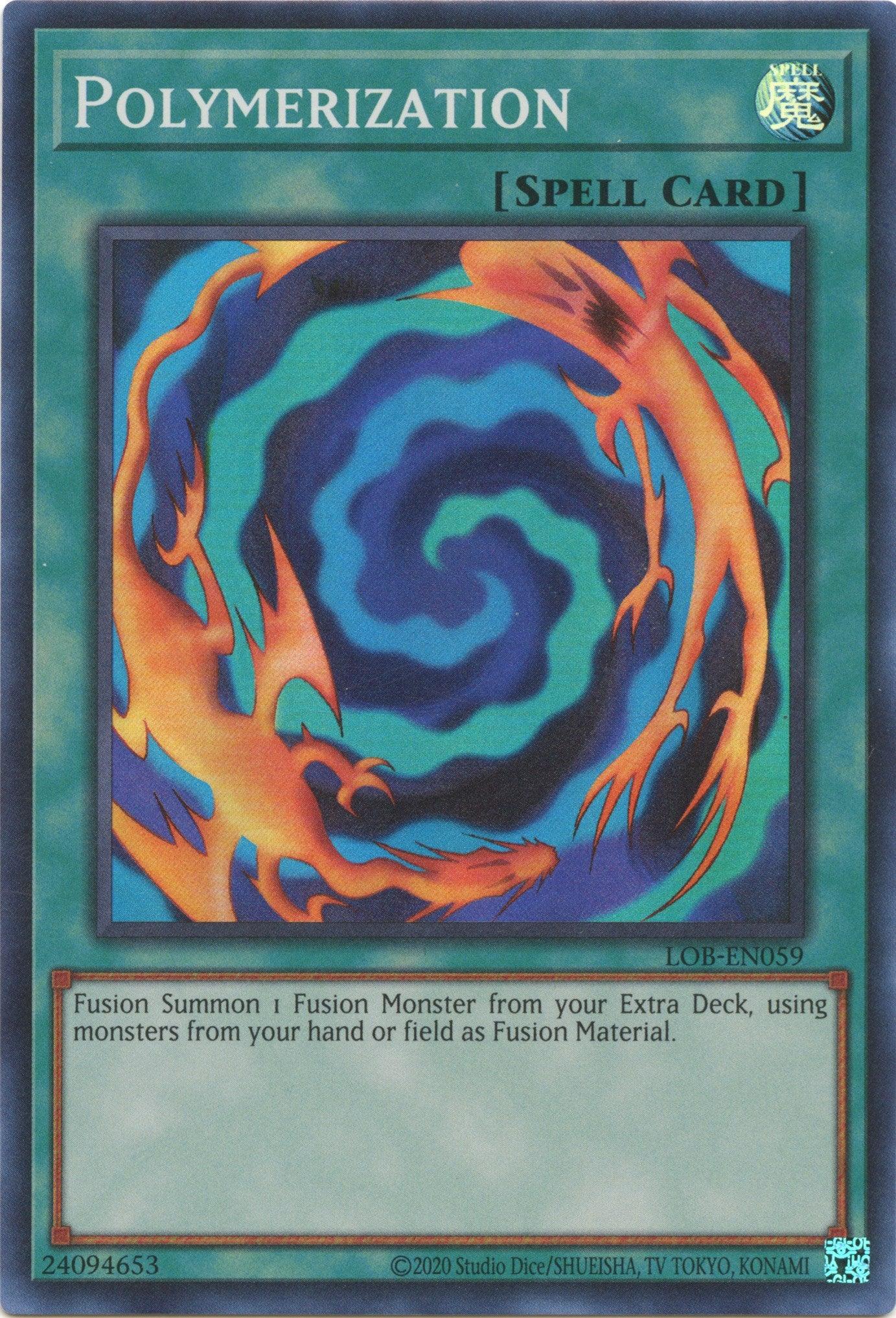 Polymerization (25th Anniversary) [LOB-EN059] Super Rare - Josh's Cards