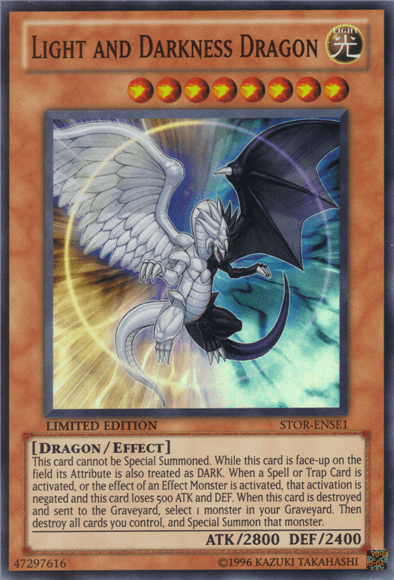 Light and Darkness Dragon [STOR-ENSE1] Super Rare - Josh's Cards