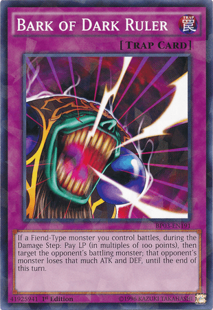 Bark of Dark Ruler [BP03-EN191] Shatterfoil Rare - Josh's Cards