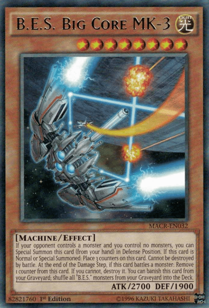B.E.S. Big Core MK-3 [MACR-EN032] Rare - Josh's Cards