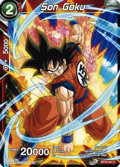 Son Goku (BT16-007) [Realm of the Gods] Parallel Foil