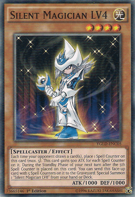 Silent Magician LV4 [YGLD-ENC05] Common - Josh's Cards