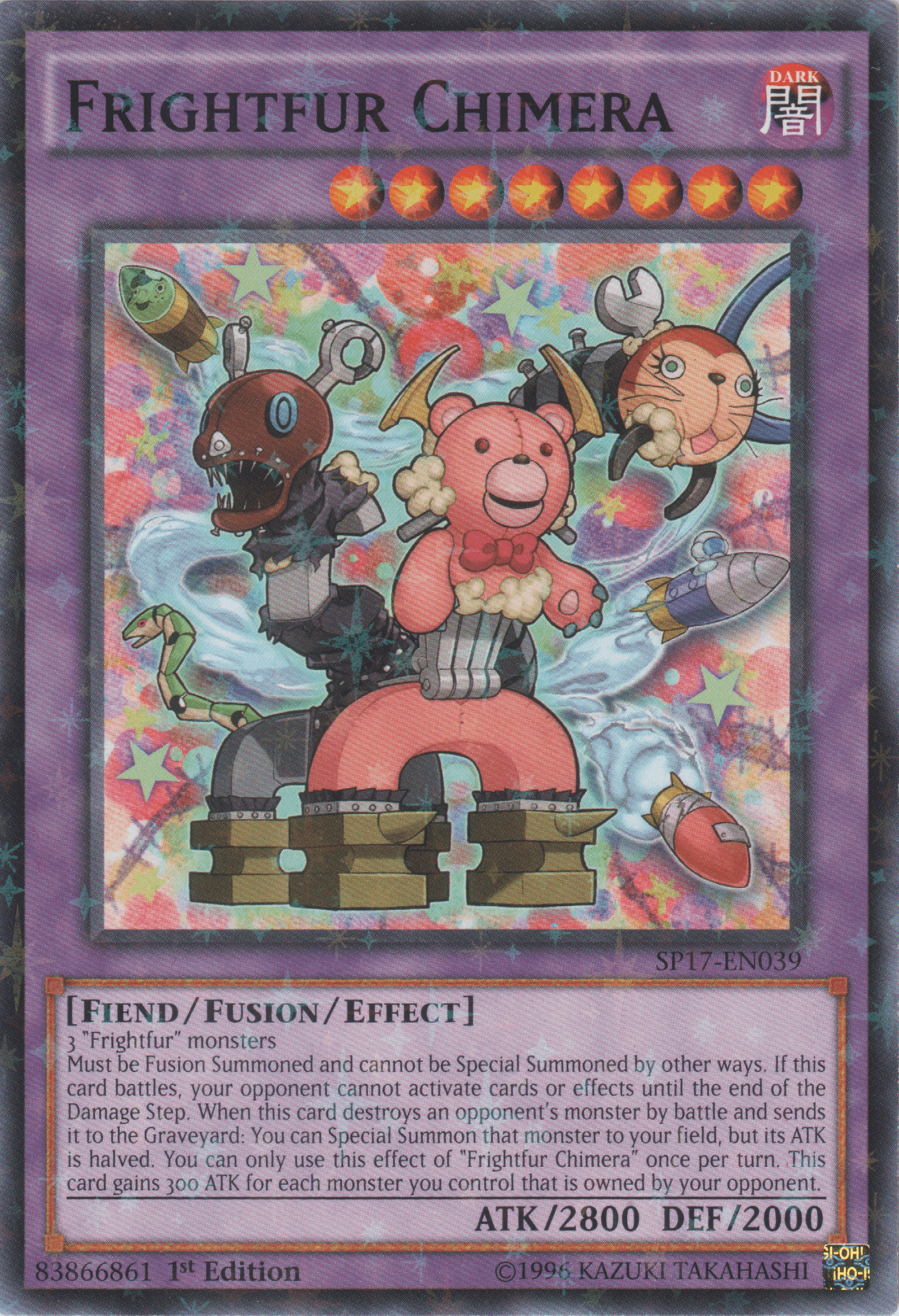 Frightfur Chimera [SP17-EN039] Starfoil Rare - Josh's Cards