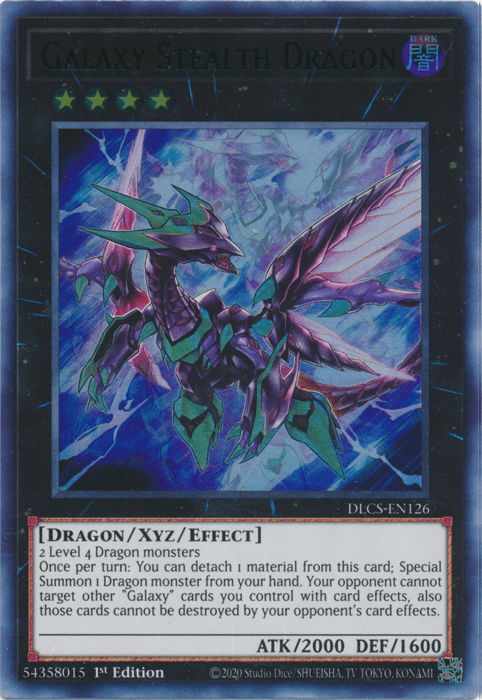 Galaxy Stealth Dragon (Green) [DLCS-EN126] Ultra Rare - Josh's Cards