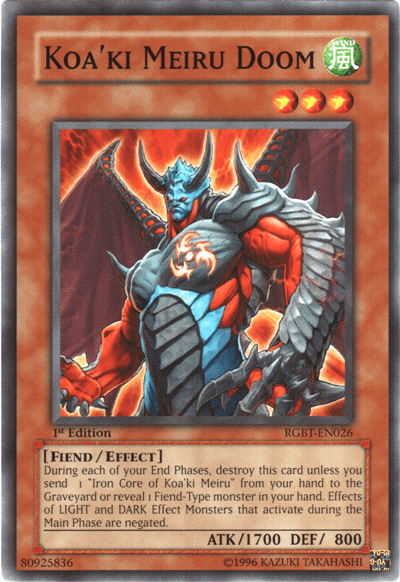Koa'ki Meiru Doom [RGBT-EN026] Common - Josh's Cards