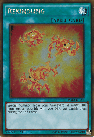 Rekindling [PGL2-EN053] Gold Rare - Josh's Cards
