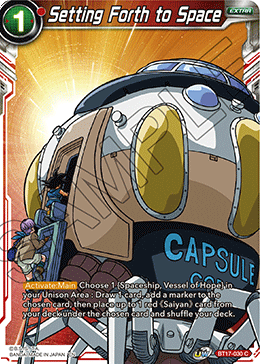 Setting Forth to Space (BT17-030) [Ultimate Squad] Parallel Foil