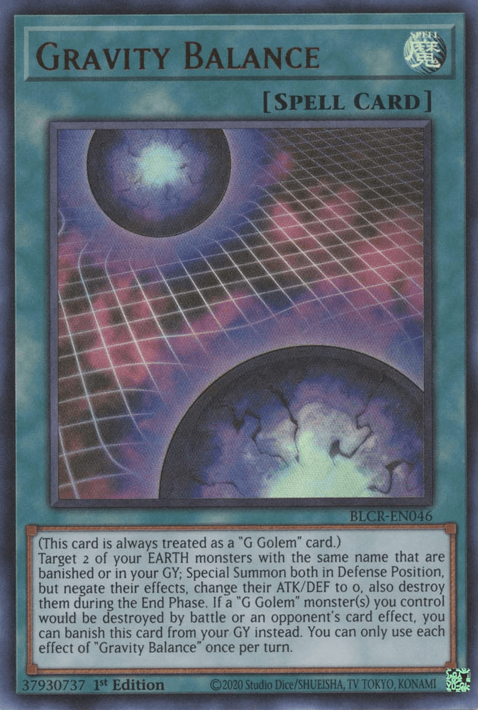 Gravity Balance [BLCR-EN046] Ultra Rare - Josh's Cards