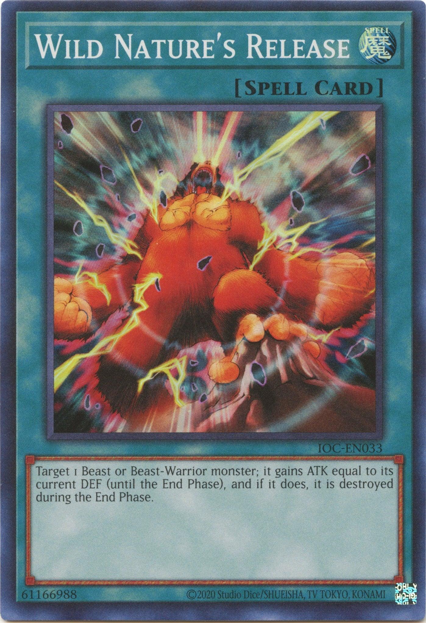 Wild Nature's Release (25th Anniversary) [IOC-EN033] Super Rare - Josh's Cards