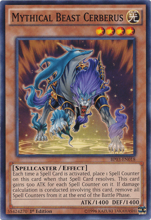 Mythical Beast Cerberus [BP03-EN018] Common - Josh's Cards