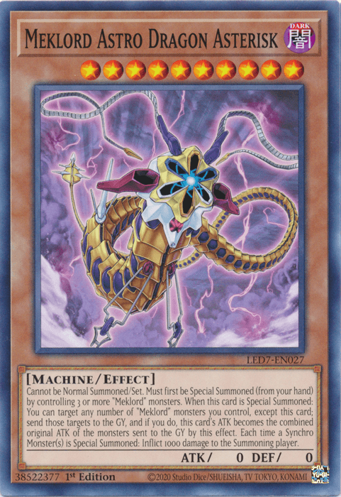 Meklord Astro Dragon Asterisk [LED7-EN027] Common - Josh's Cards