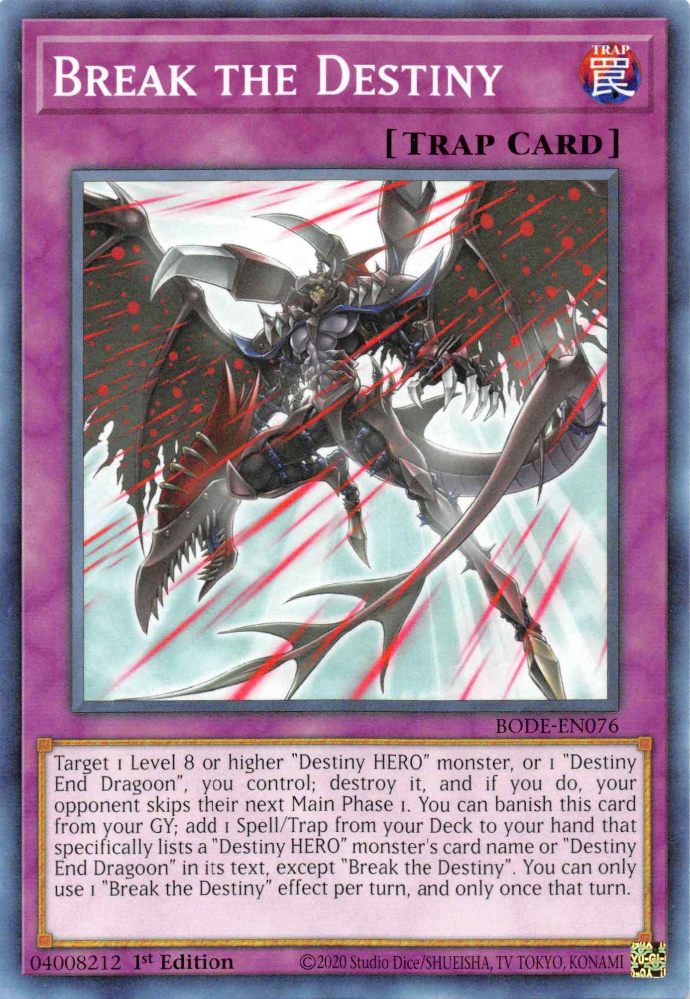 Break the Destiny [BODE-EN076] Common - Josh's Cards