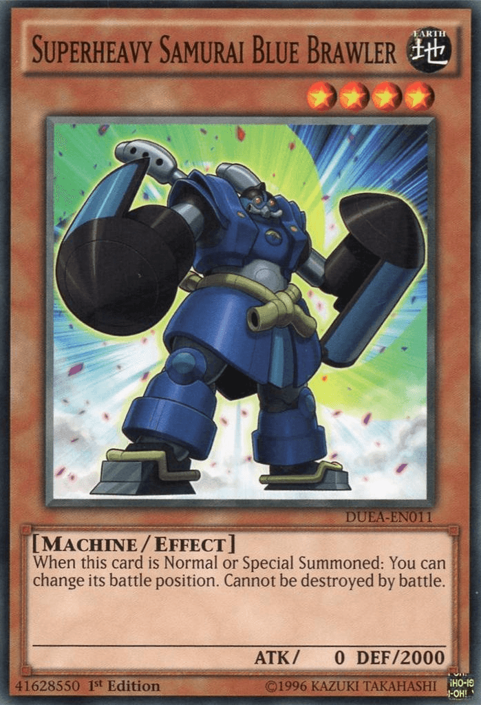 Superheavy Samurai Blue Brawler [DUEA-EN011] Common - Josh's Cards