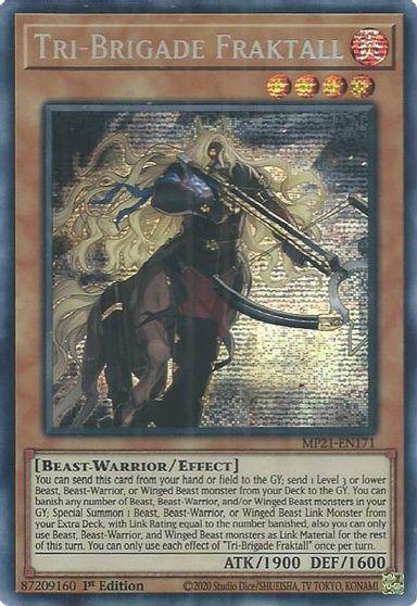 Tri-Brigade Fraktall [MP21-EN171] Prismatic Secret Rare - Josh's Cards