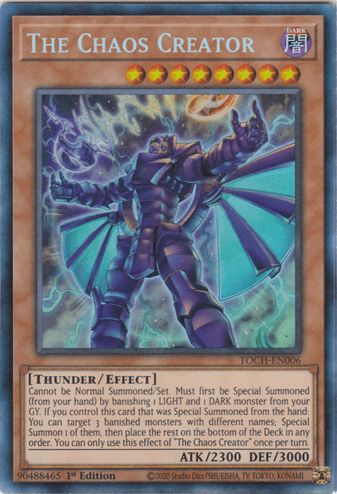 The Chaos Creator [TOCH-EN006] Collector's Rare - Josh's Cards