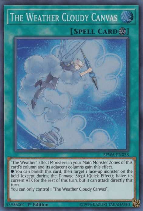 The Weather Cloudy Canvas [SPWA-EN038] Super Rare - Josh's Cards