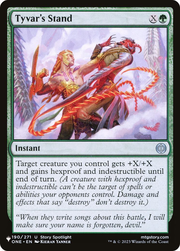 Tyvar's Stand (LIST-ONE-190) - The List