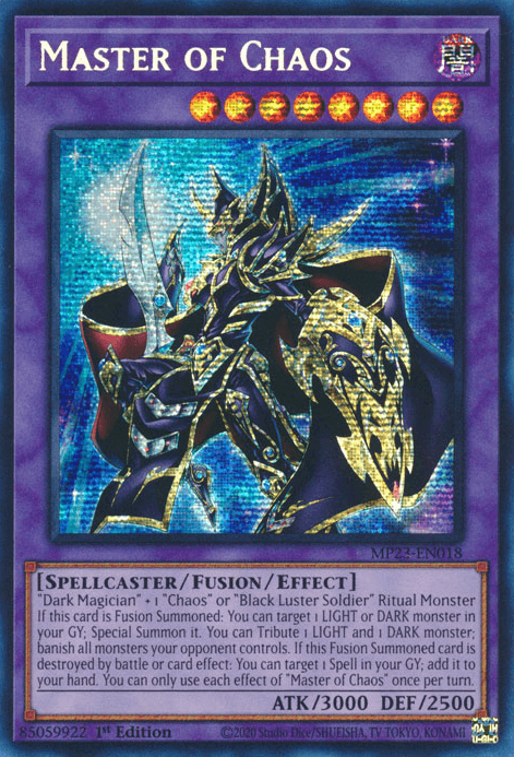 Master of Chaos [MP23-EN018] Prismatic Secret Rare - Josh's Cards