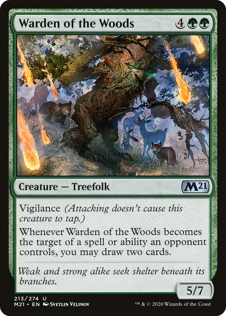 Warden of the Woods (M21-213) - Core Set 2021 Foil