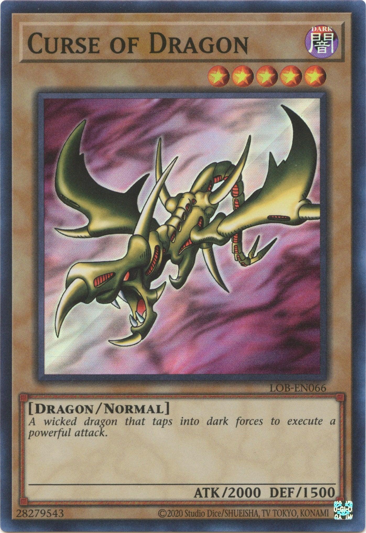 Curse of Dragon (25th Anniversary) [LOB-EN066] Super Rare - Josh's Cards