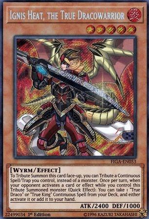 Ignis Heat, the True Dracowarrior [FIGA-EN053] Secret Rare - Josh's Cards