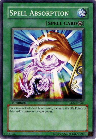 Spell Absorption [SD6-EN027] Common - Josh's Cards