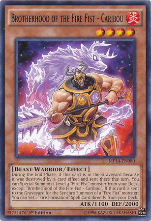 Brotherhood of the Fire Fist - Caribou [MP14-EN080] Common - Josh's Cards