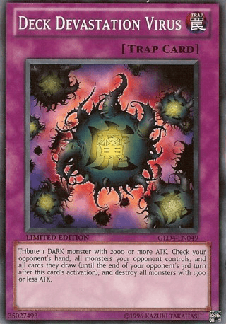 Deck Devastation Virus [GLD4-EN049] Common - Josh's Cards