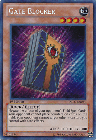 Gate Blocker [DRLG-EN034] Secret Rare - Josh's Cards
