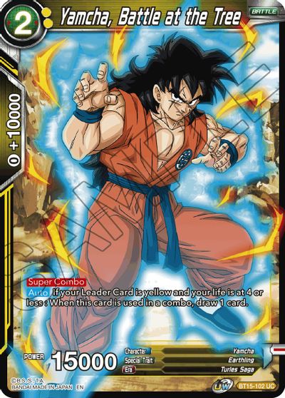 Yamcha, Battle at the Tree (BT15-102) [Saiyan Showdown] Parallel Foil