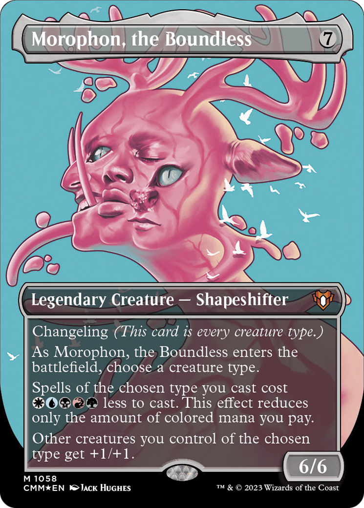 Morophon, the Boundless (CMM-1058) - Commander Masters (Borderless) Foil