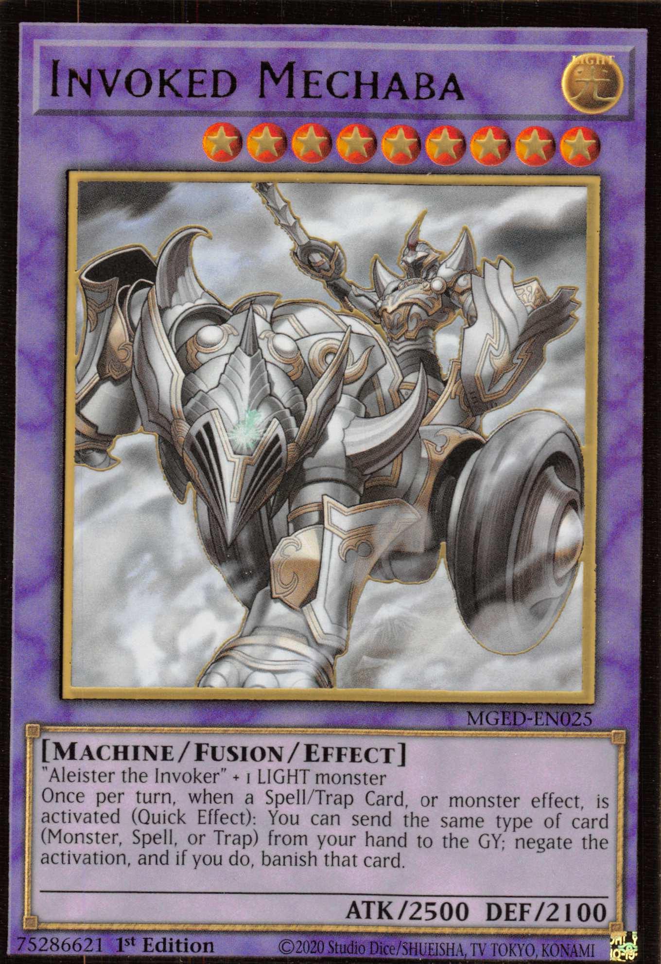 Invoked Mechaba [MGED-EN025] Gold Rare - Josh's Cards