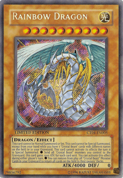 Rainbow Dragon [CT04-EN005] Secret Rare - Josh's Cards