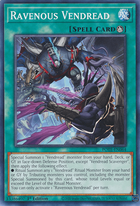 Ravenous Vendread [POTE-EN064] Common - Josh's Cards