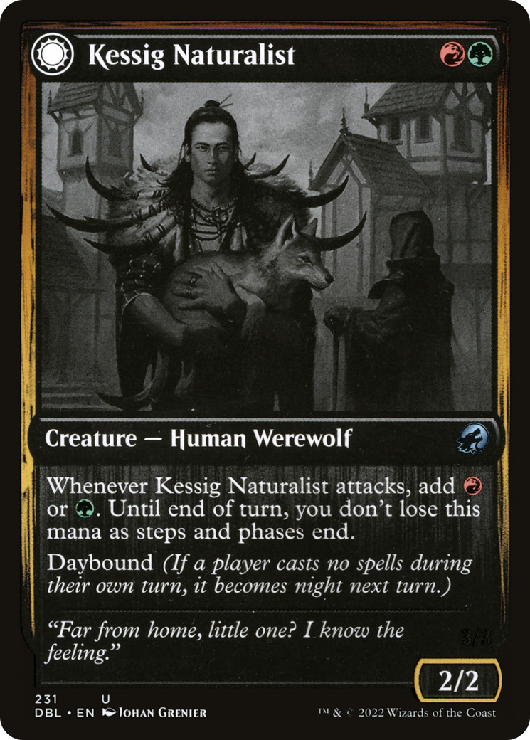 Kessig Naturalist // Lord of the Ulvenwald (DBL-231) - Innistrad: Double Feature: (Double Faced Transform)