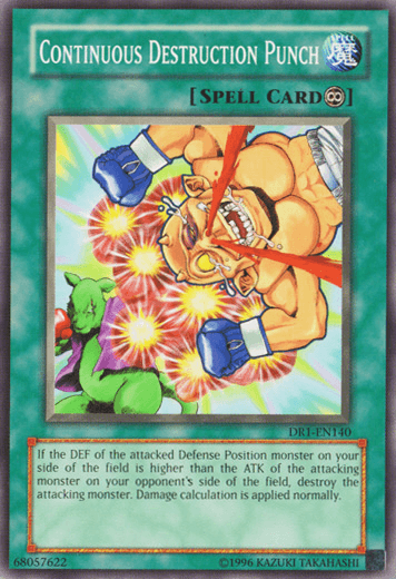 Continuous Destruction Punch [DR1-EN140] Common - Josh's Cards