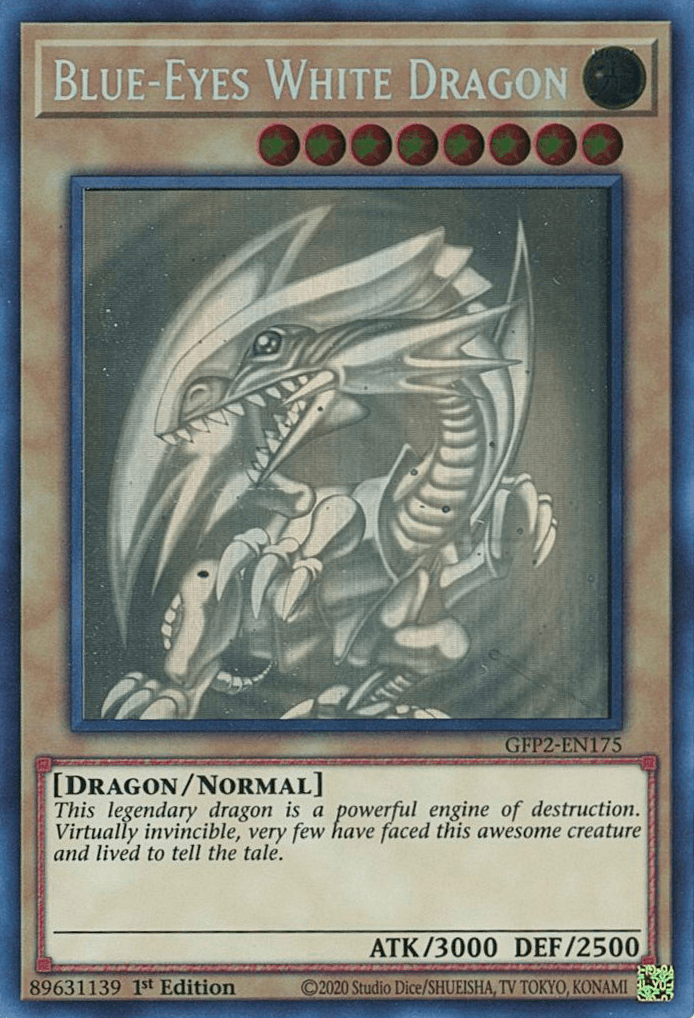 Blue-Eyes White Dragon [GFP2-EN175] Ghost Rare - Josh's Cards