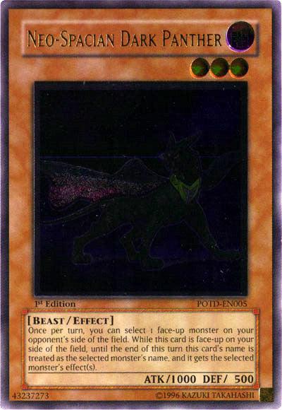 Neo-Spacian Dark Panther [POTD-EN005] Ultimate Rare - Josh's Cards