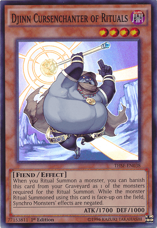 Djinn Cursenchanter of Rituals [THSF-EN038] Super Rare - Josh's Cards