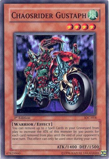 Chaosrider Gustaph [IOC-018] Super Rare - Josh's Cards