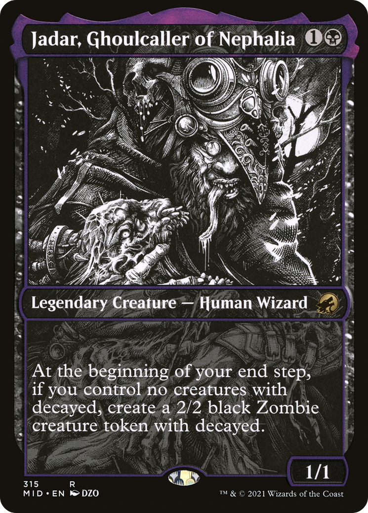 Jadar, Ghoulcaller of Nephalia (MID-315) - Innistrad: Midnight Hunt: (Showcase) Foil