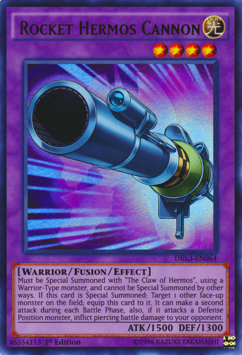 Rocket Hermos Cannon [DRL3-EN064] Ultra Rare - Josh's Cards