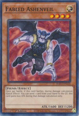 Fabled Ashenveil (Duel Terminal) [HAC1-EN134] Common - Josh's Cards