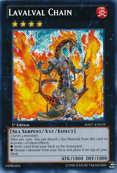 Lavalval Chain [HA07-EN019] Secret Rare - Josh's Cards