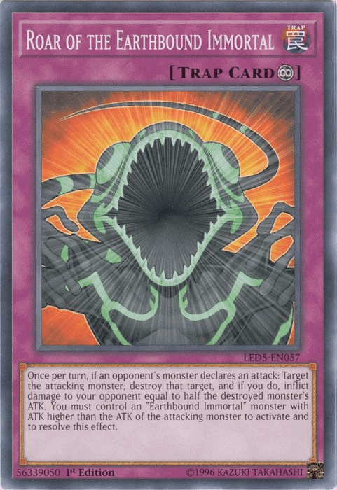 Roar of the Earthbound Immortal [LED5-EN057] Common - Josh's Cards