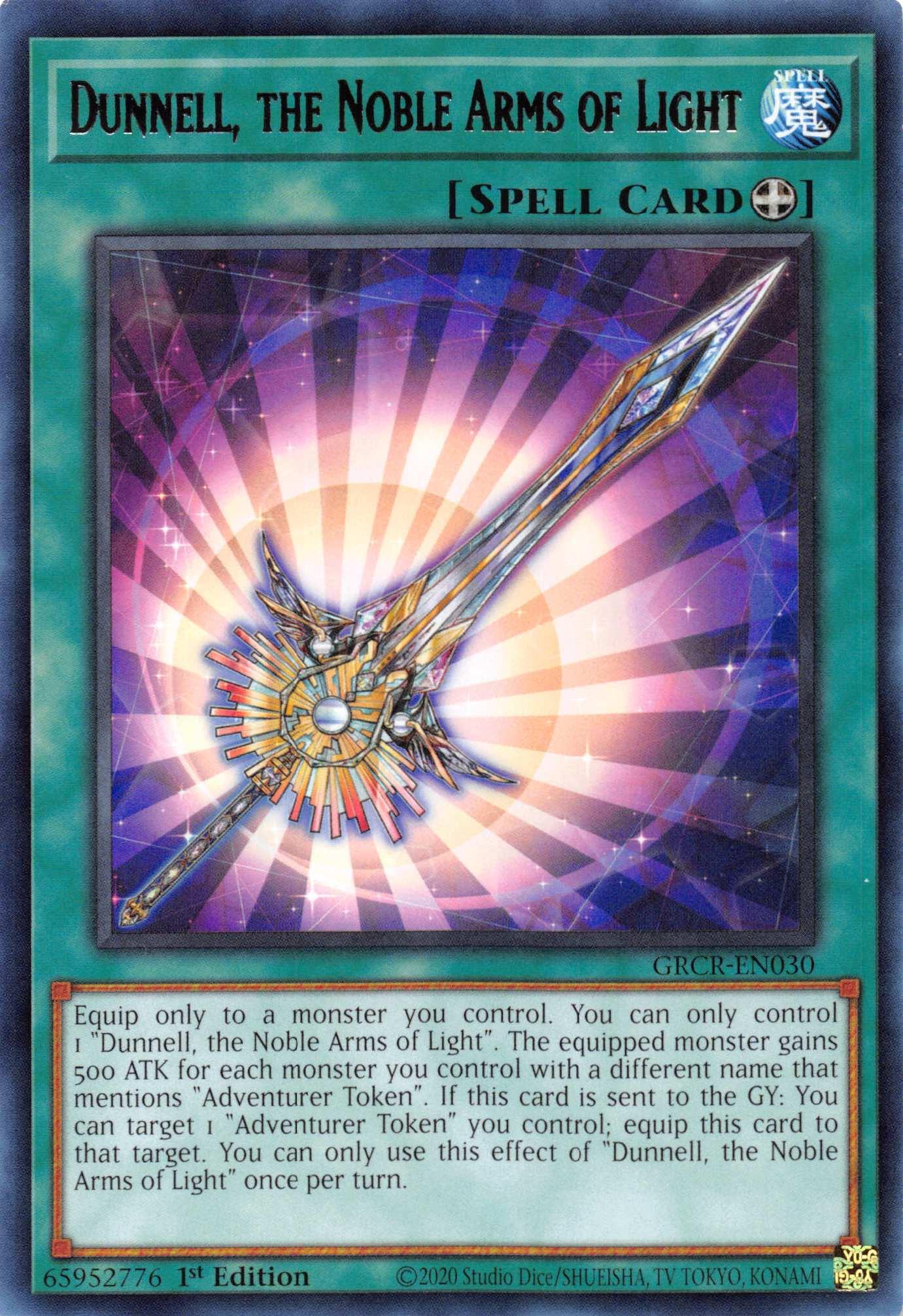 Dunnell, the Noble Arms of Light [GRCR-EN030] Rare - Josh's Cards